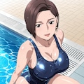 西園寺真由子×スク水 2枚目