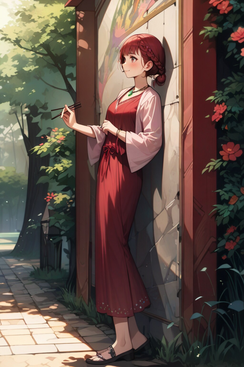 恥じらいの中の美しさ