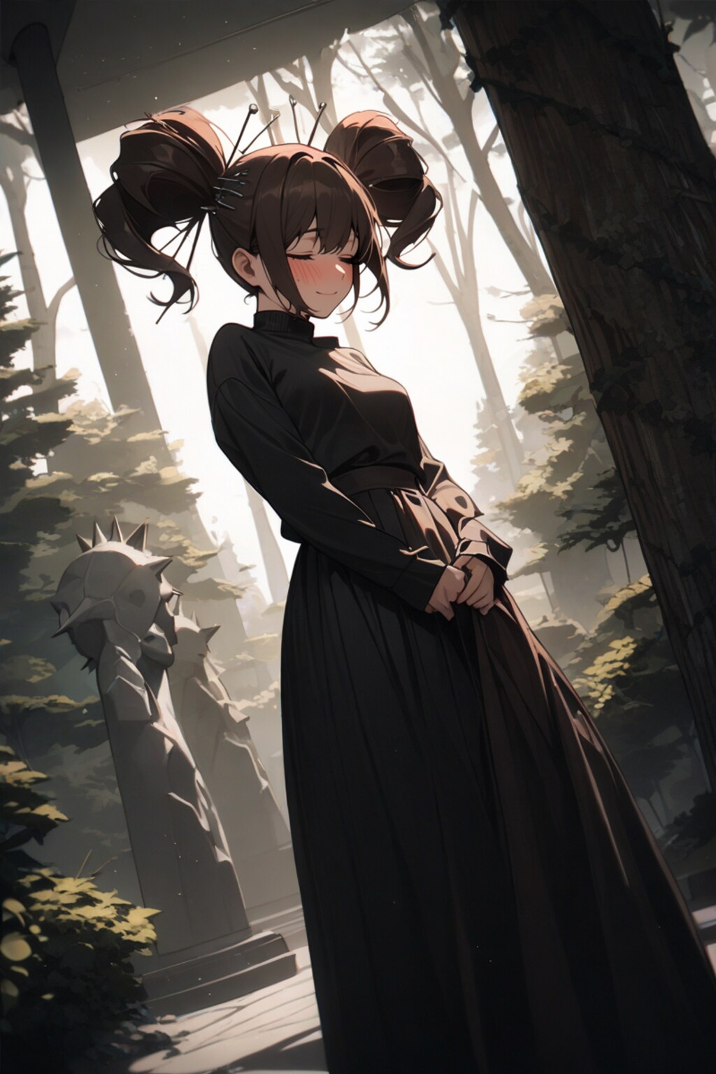 恥じらいの中の美しさ