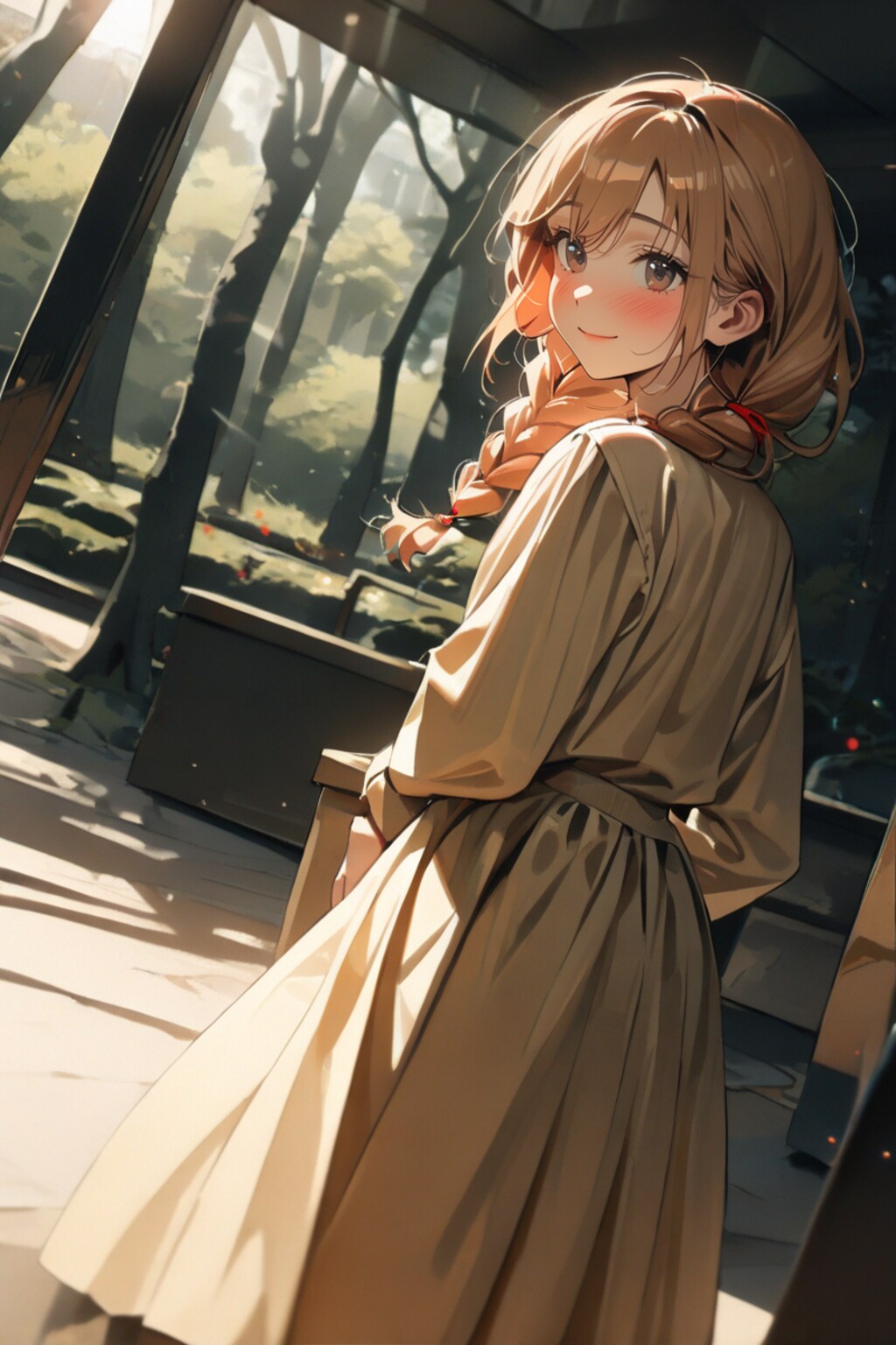 恥じらいの中の美しさ