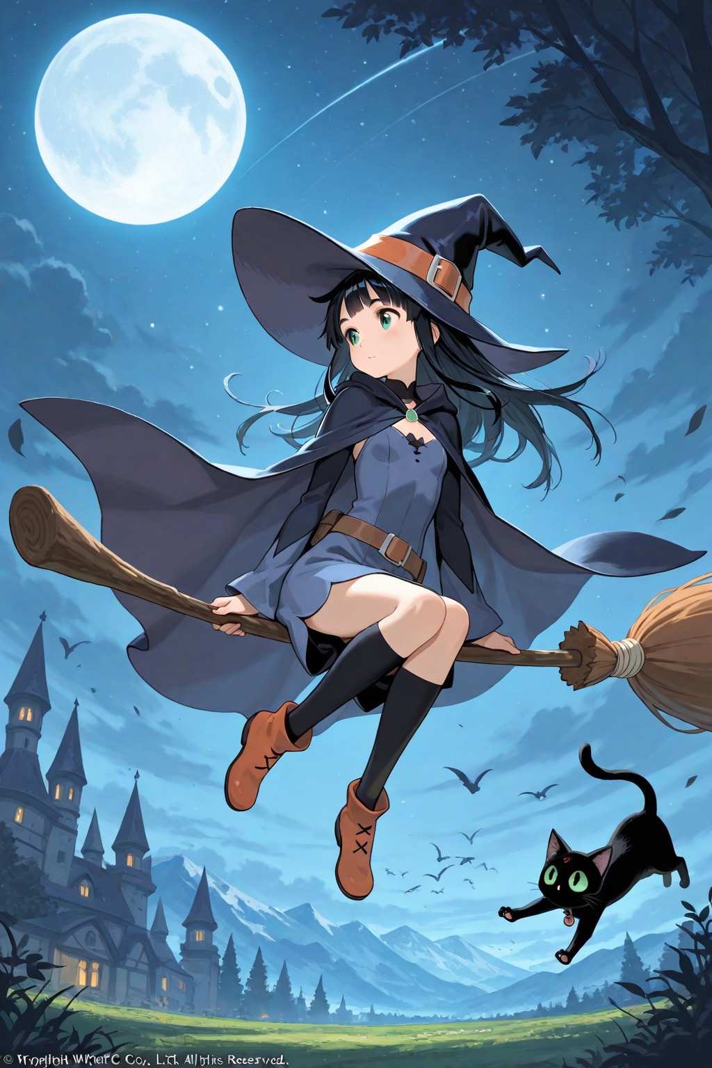 月夜と魔女と黒猫の冒険