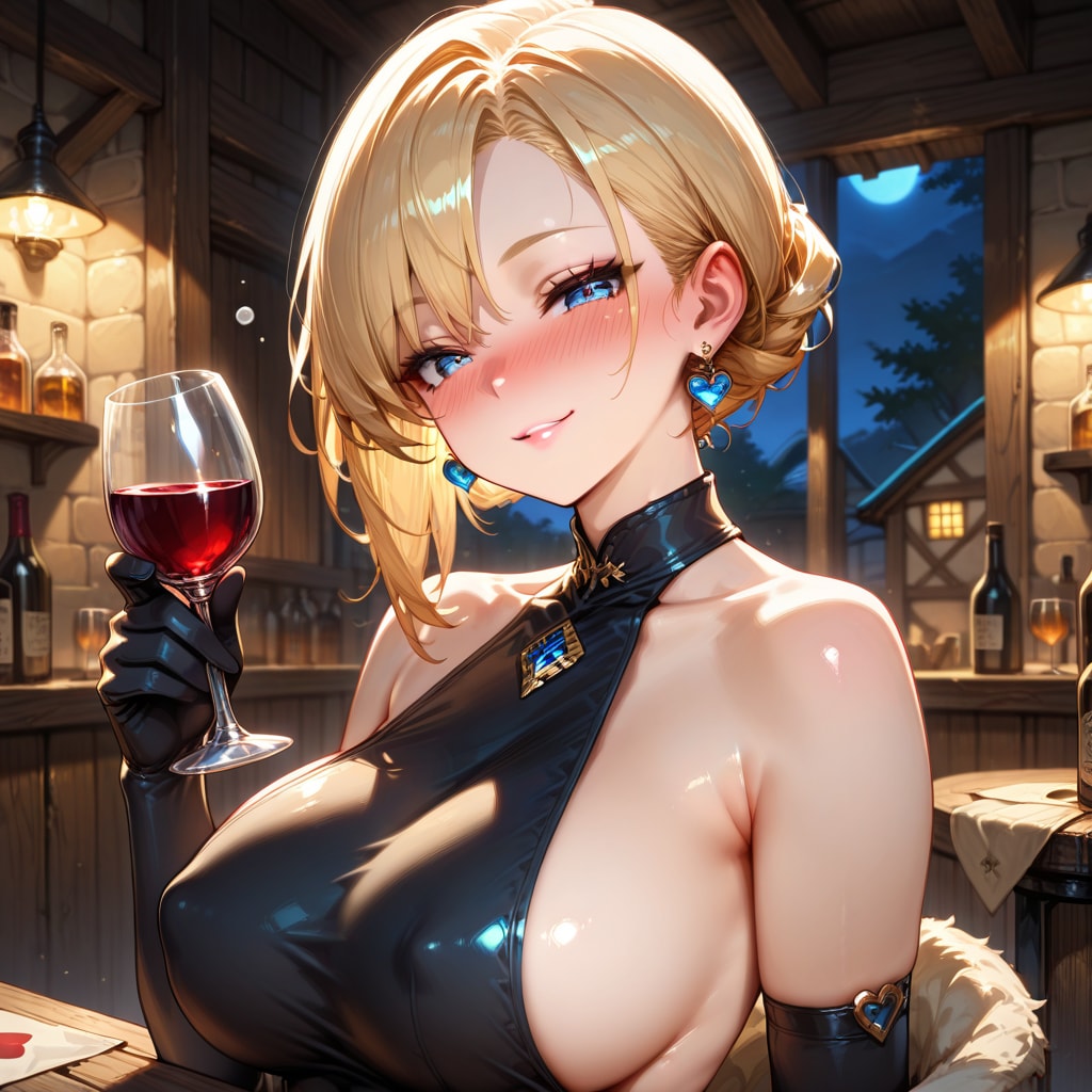 金髪シーフさんと相席