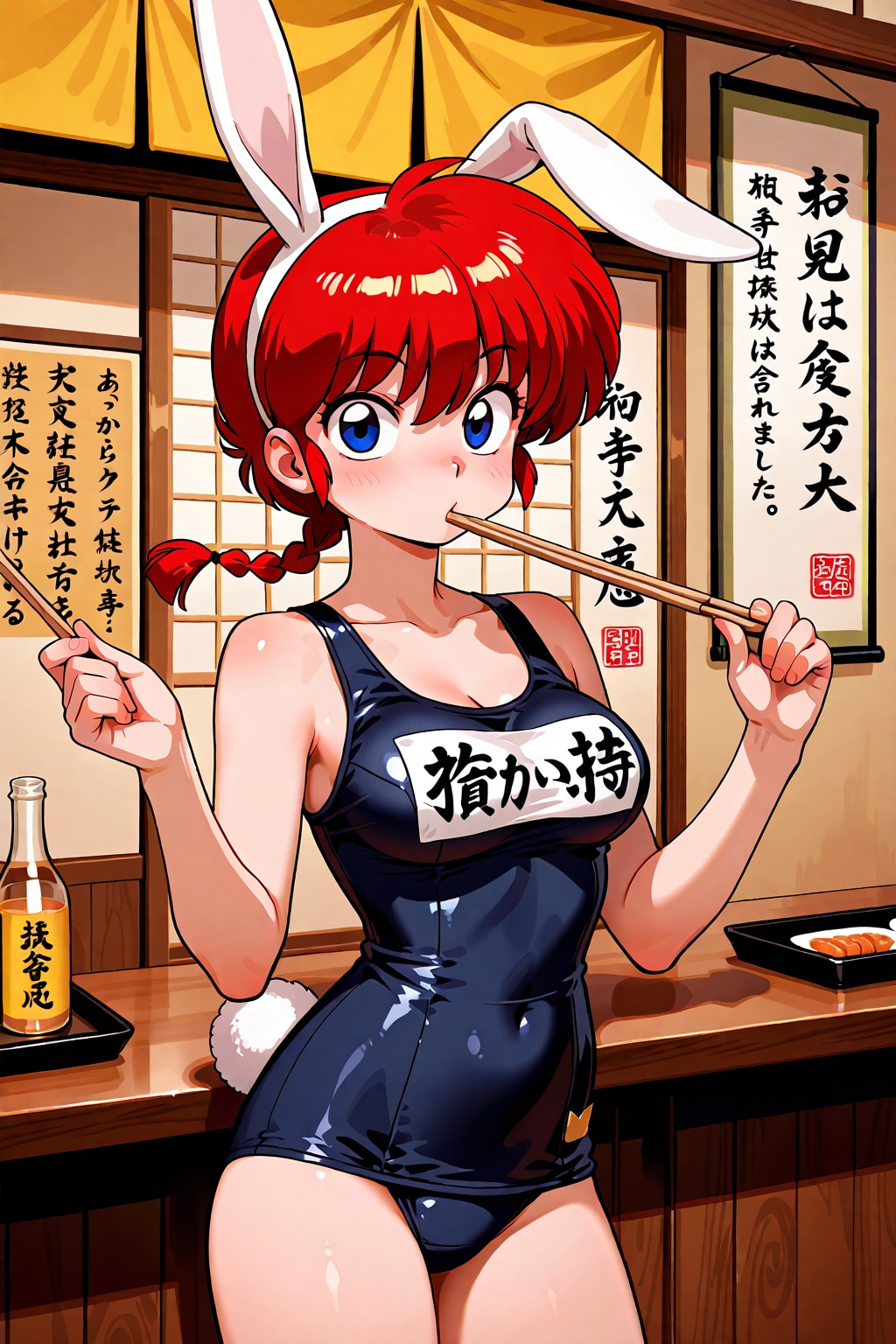 スク水バニーガール