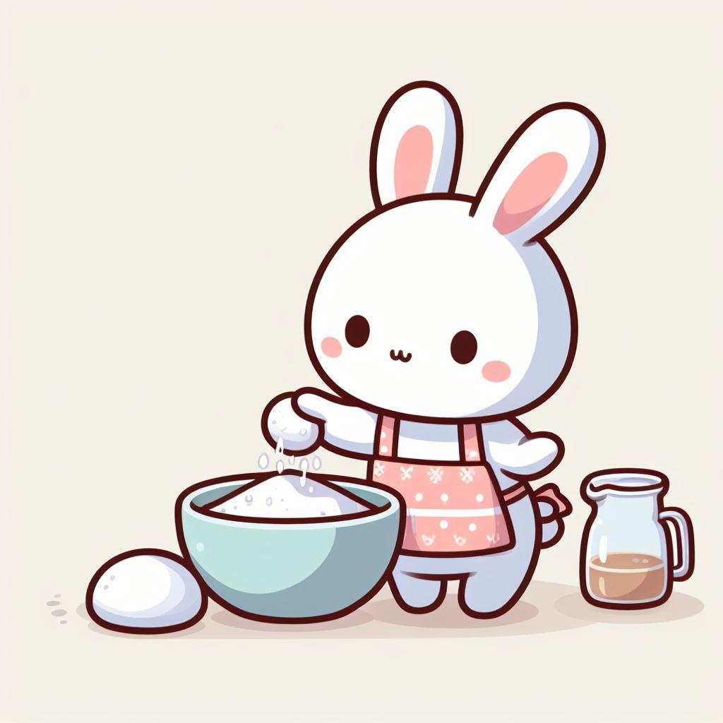 うさぎはもちをつきたい