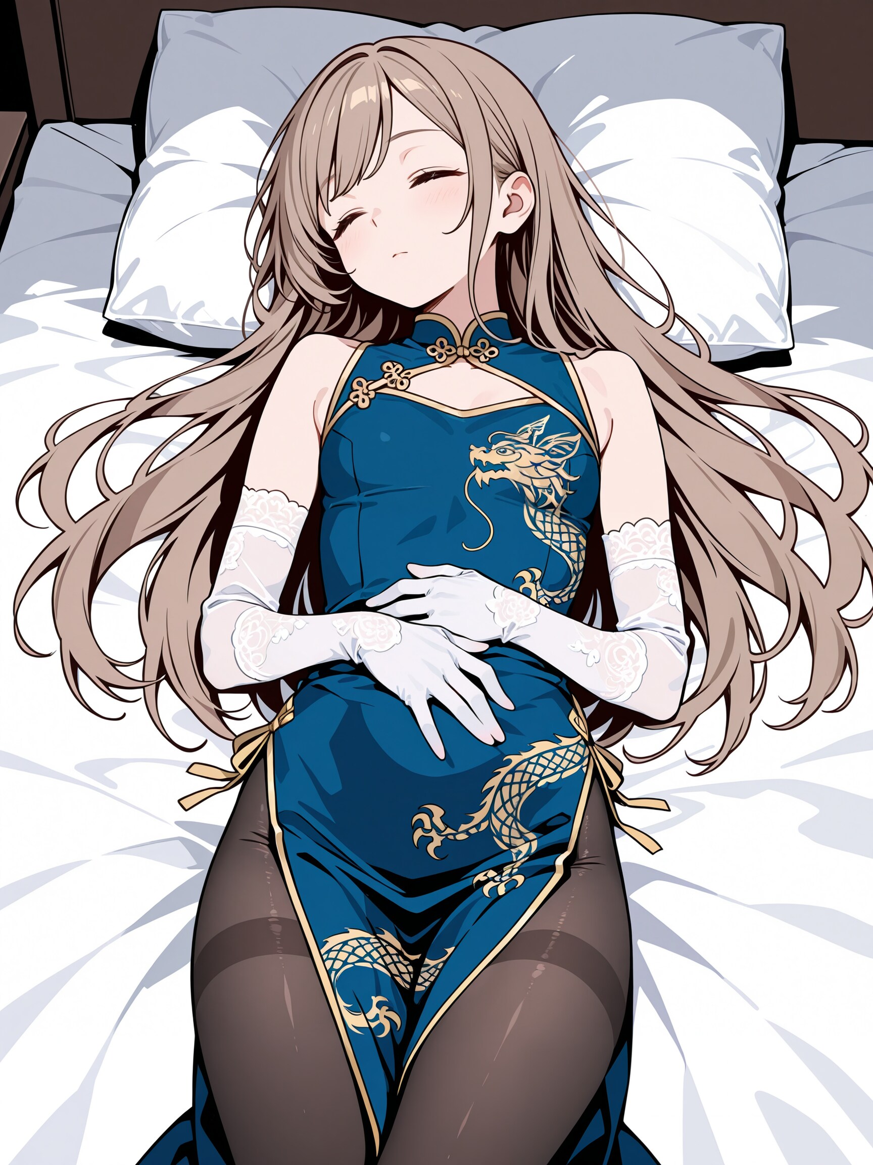 俺のベッドで寝ている美少女…