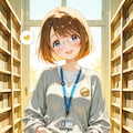 新人司書さん４📎🎗️村岡さおり22才 3枚目