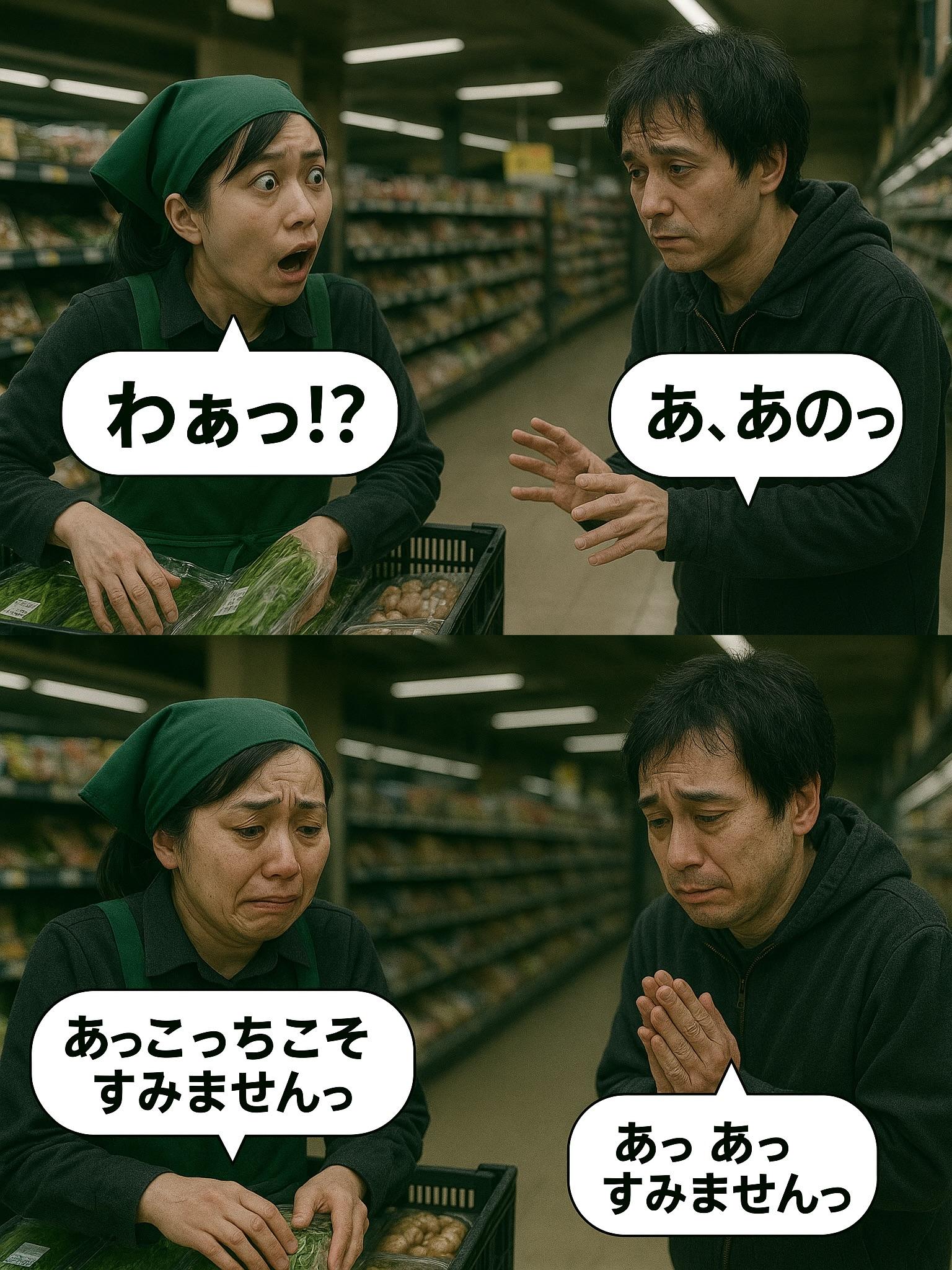 陰キャ客と陰キャ店員 | の人気AIイラスト・グラビア