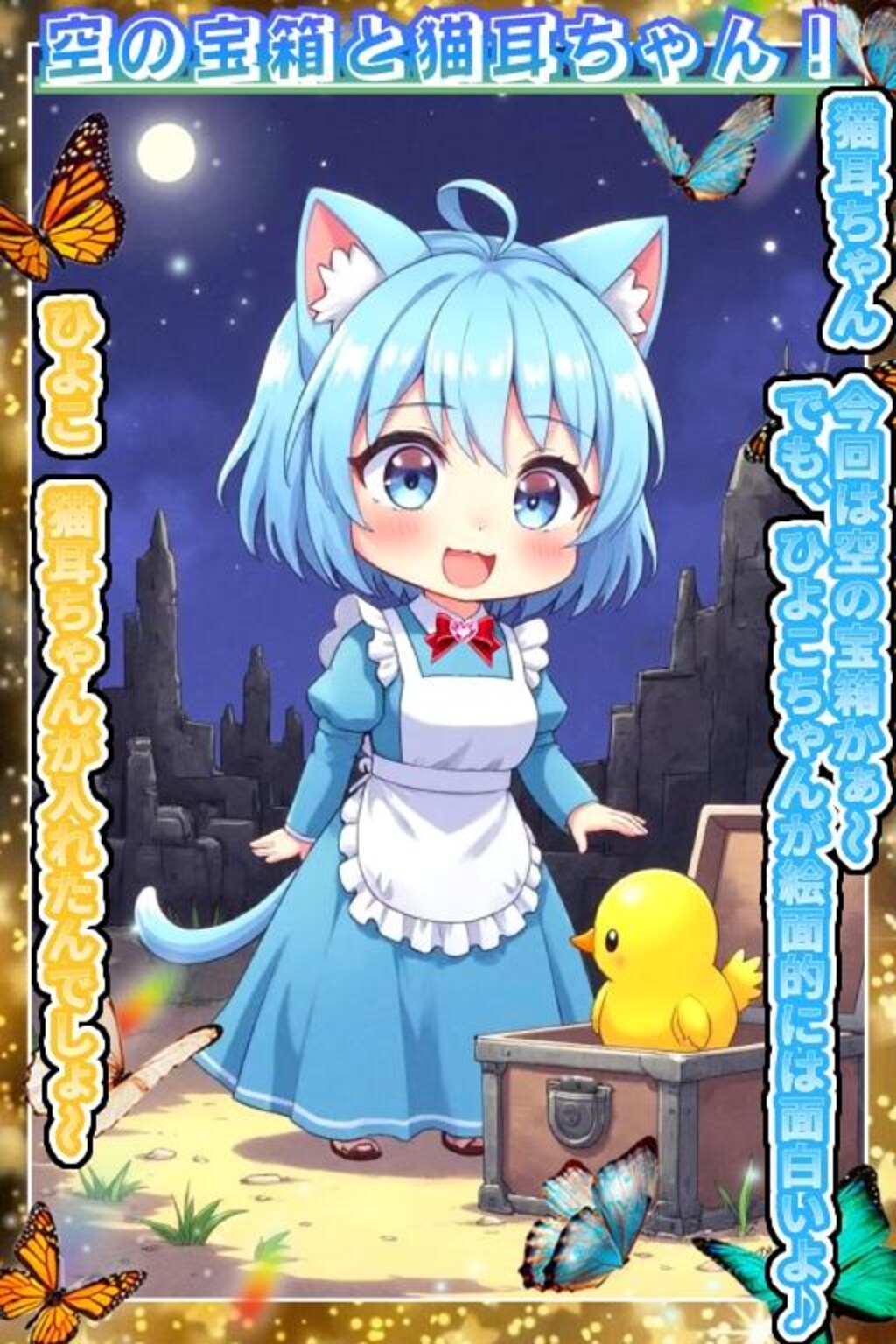 空の宝箱と猫耳ちゃん！