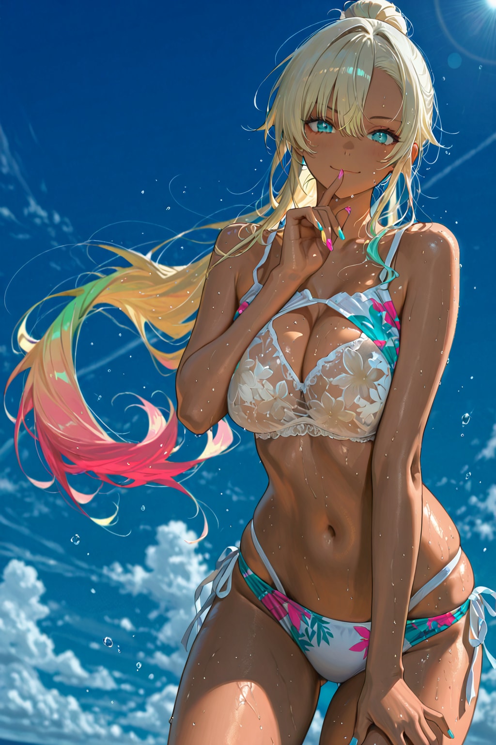 青い空