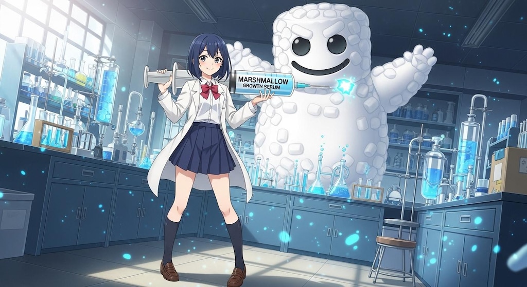 マシュマロお化け降臨