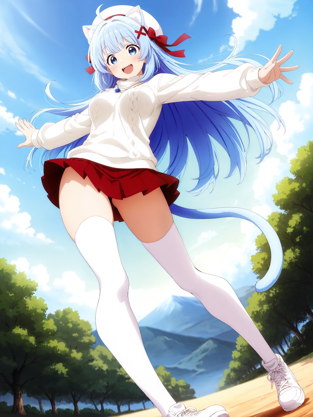 外の風気持ちいい！！