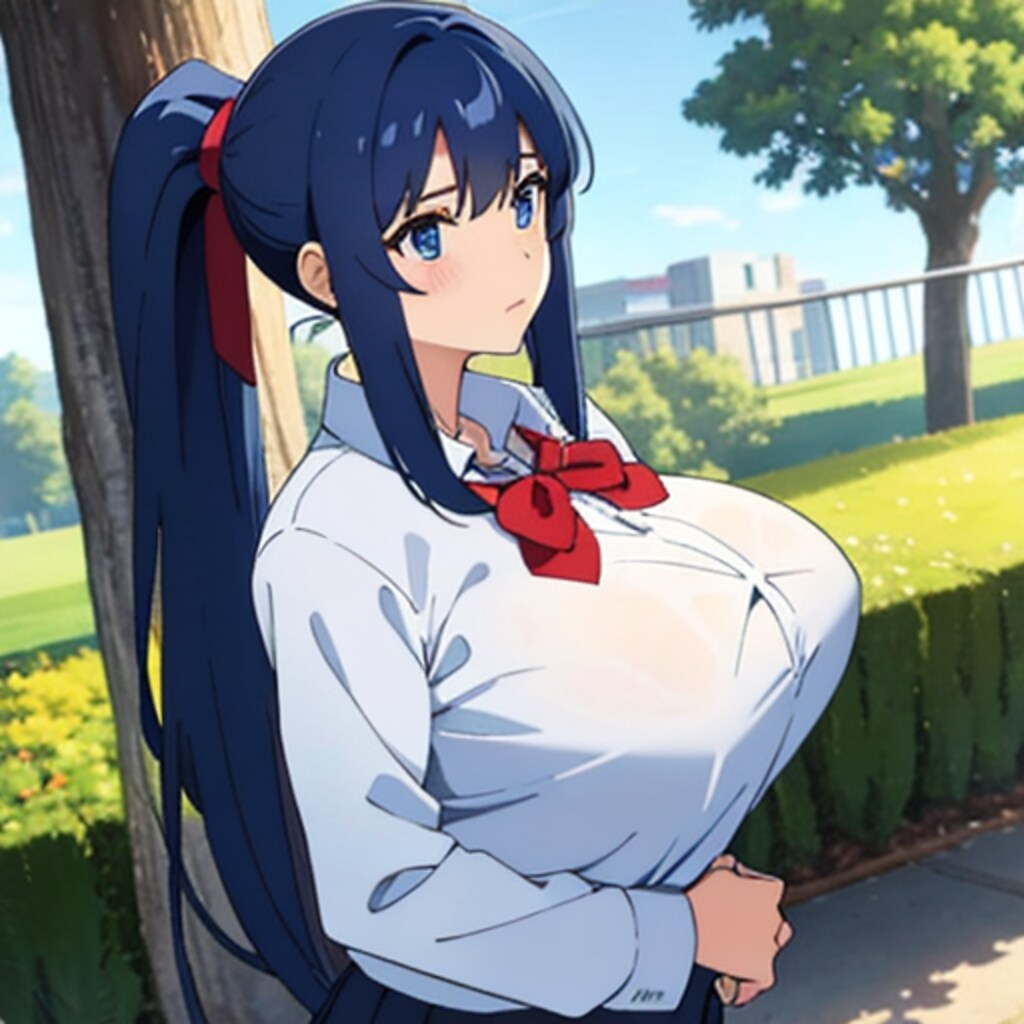 ポニーテールの女の子