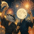 🐟と🌕の漢祭り 2枚目
