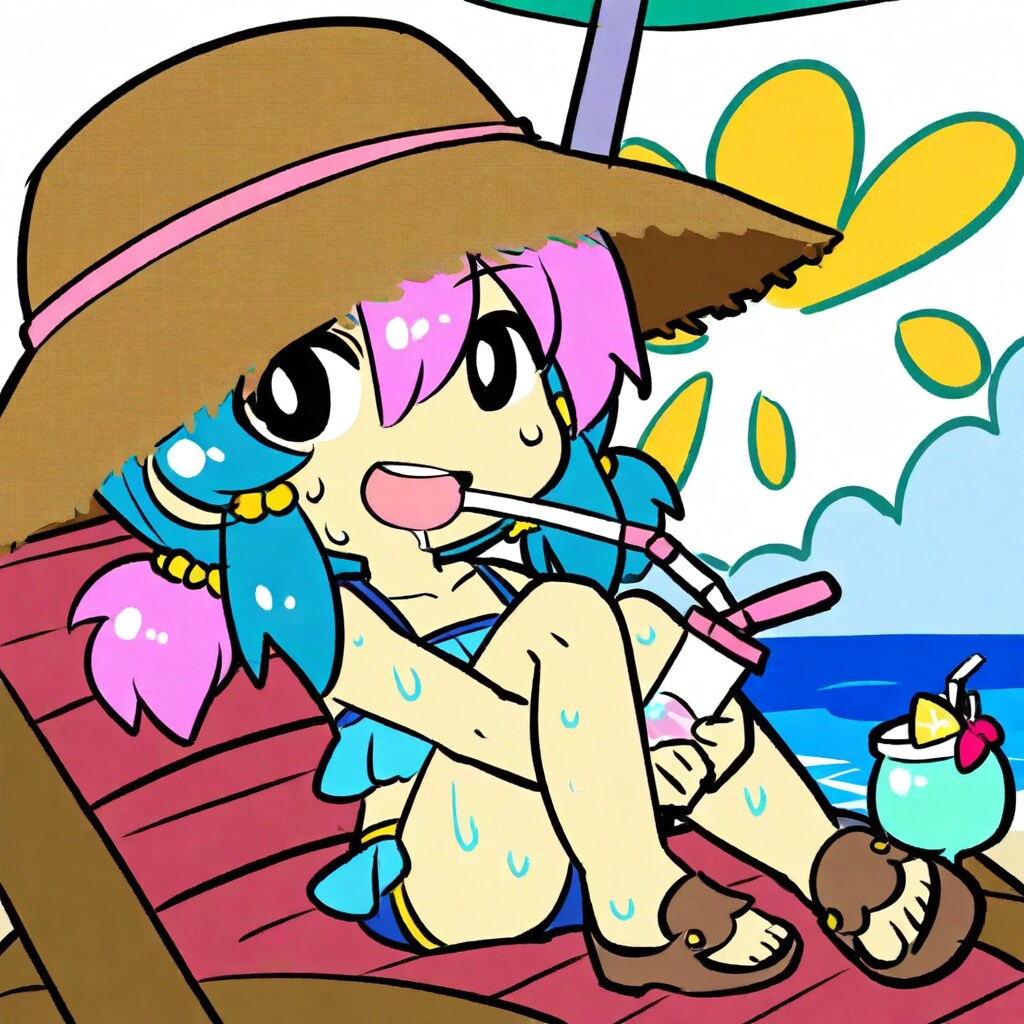 海辺ガール | の人気AIイラスト・グラビア