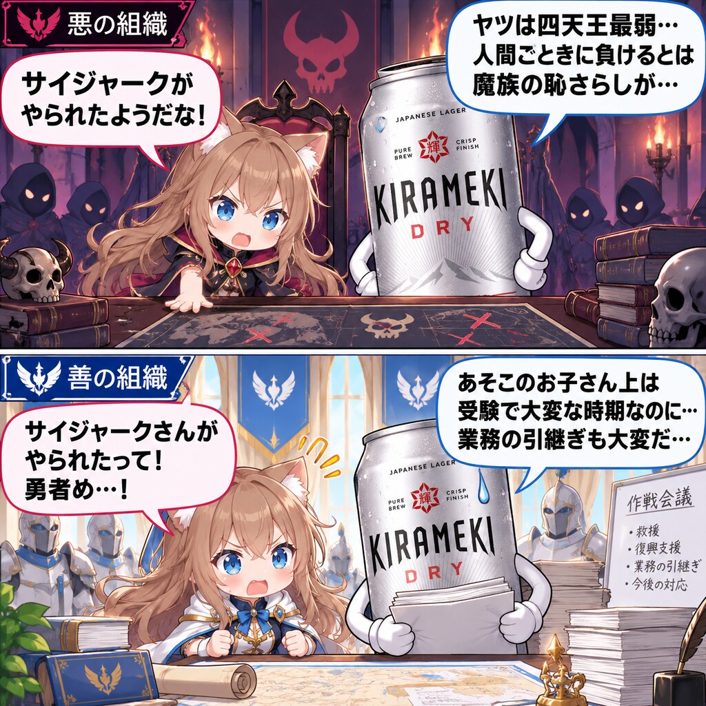 四天王の最初の１人がやられたあと