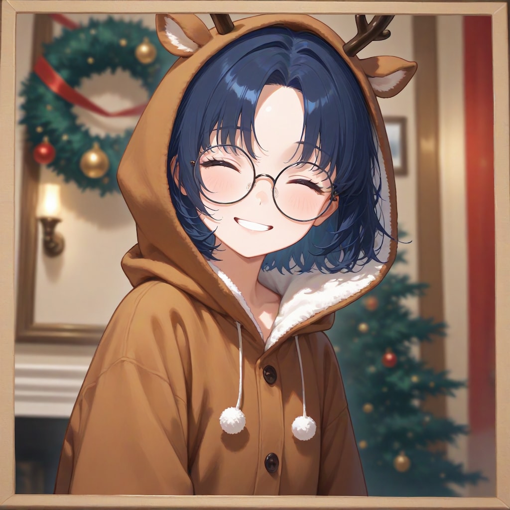 クリスマス・パーティー④　トナカイとサンタと