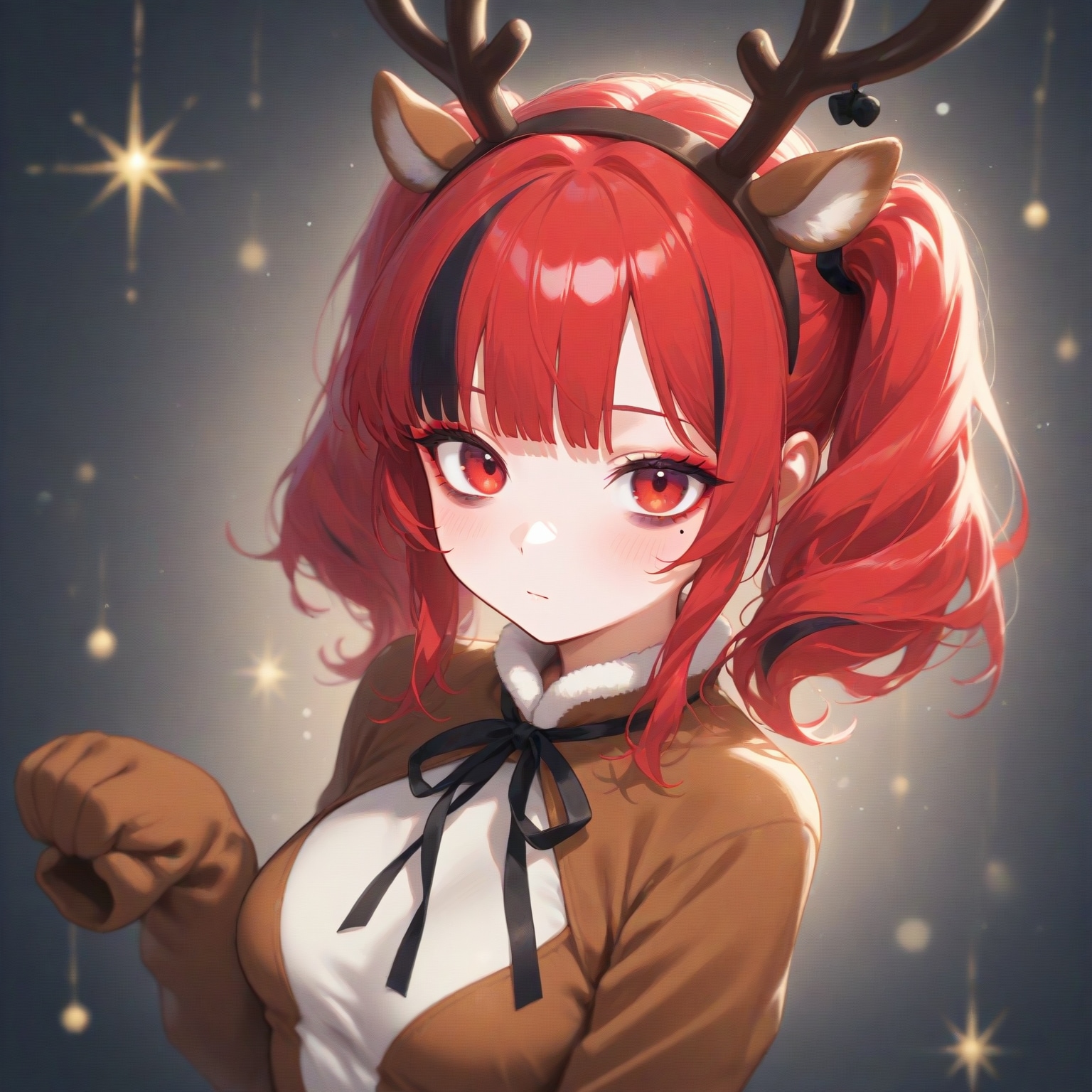 クリスマス・パーティー④　トナカイとサンタと | の人気AIイラスト・グラビア