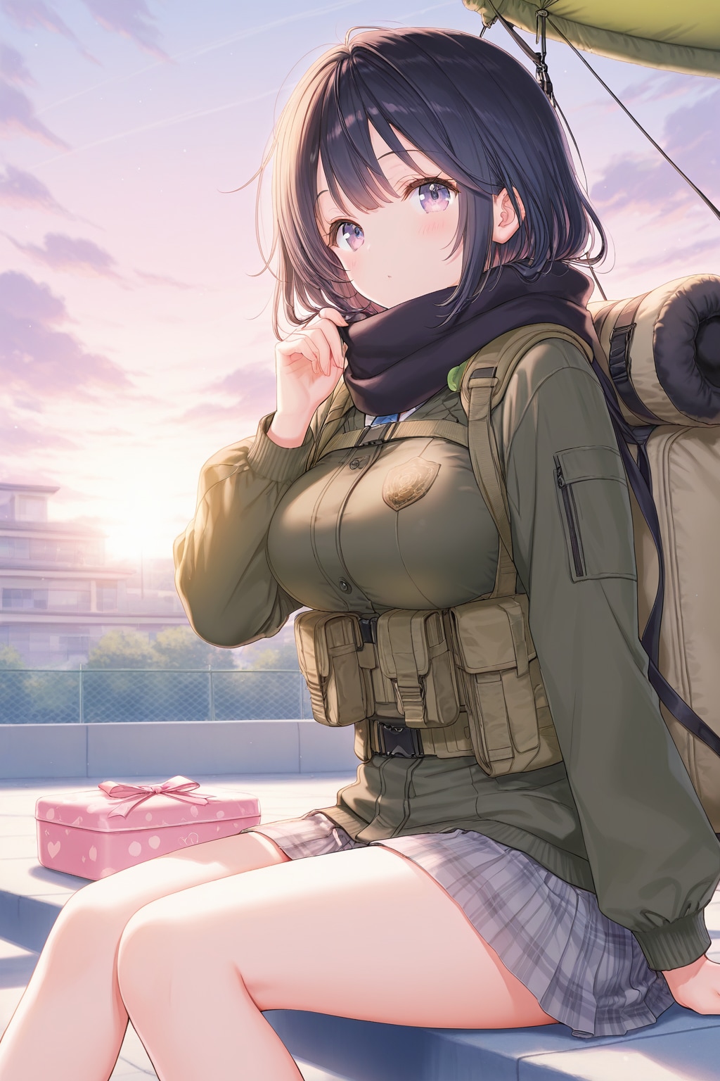 パラシュート・ガール | の人気AIイラスト・グラビア