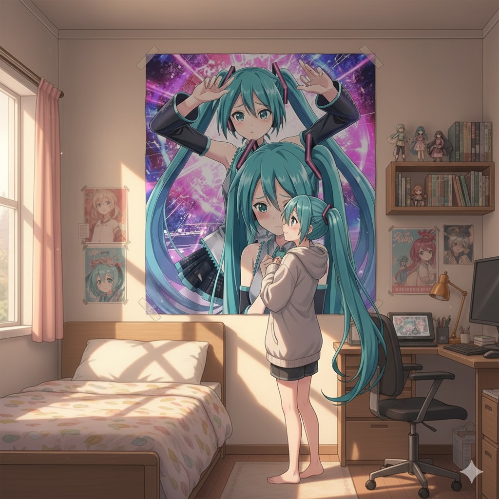 ミクさんの部屋 | の人気AIイラスト・グラビア