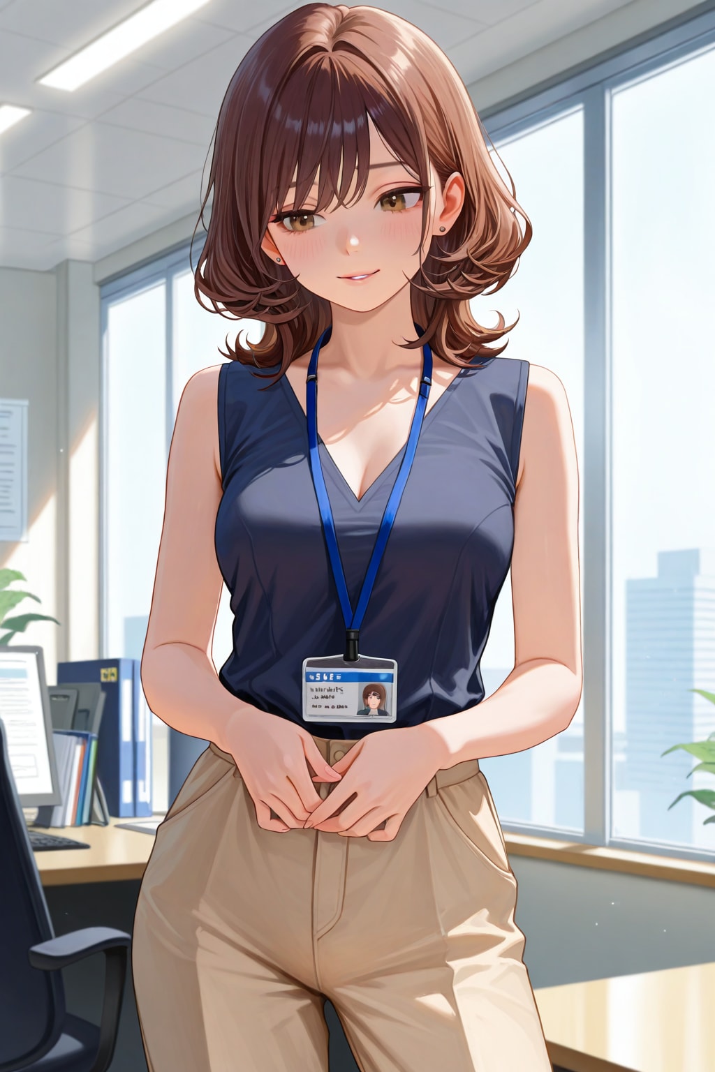 夏のOLさん