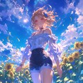 オフショルダーとショートパンツ 8枚目