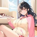 3人の元旦・もこもこ午後のんびり 3枚目