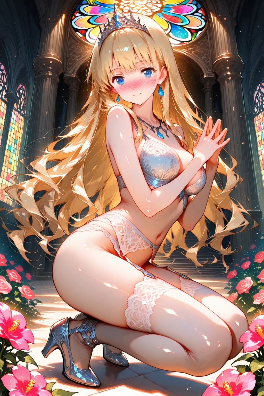 祈祷する聖女　ー by #GRYPHON Ver. その２ー