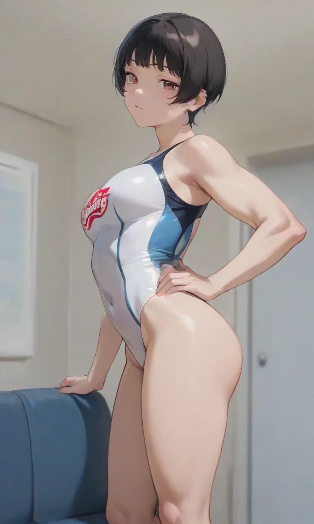 水泳部の先輩、競子さん