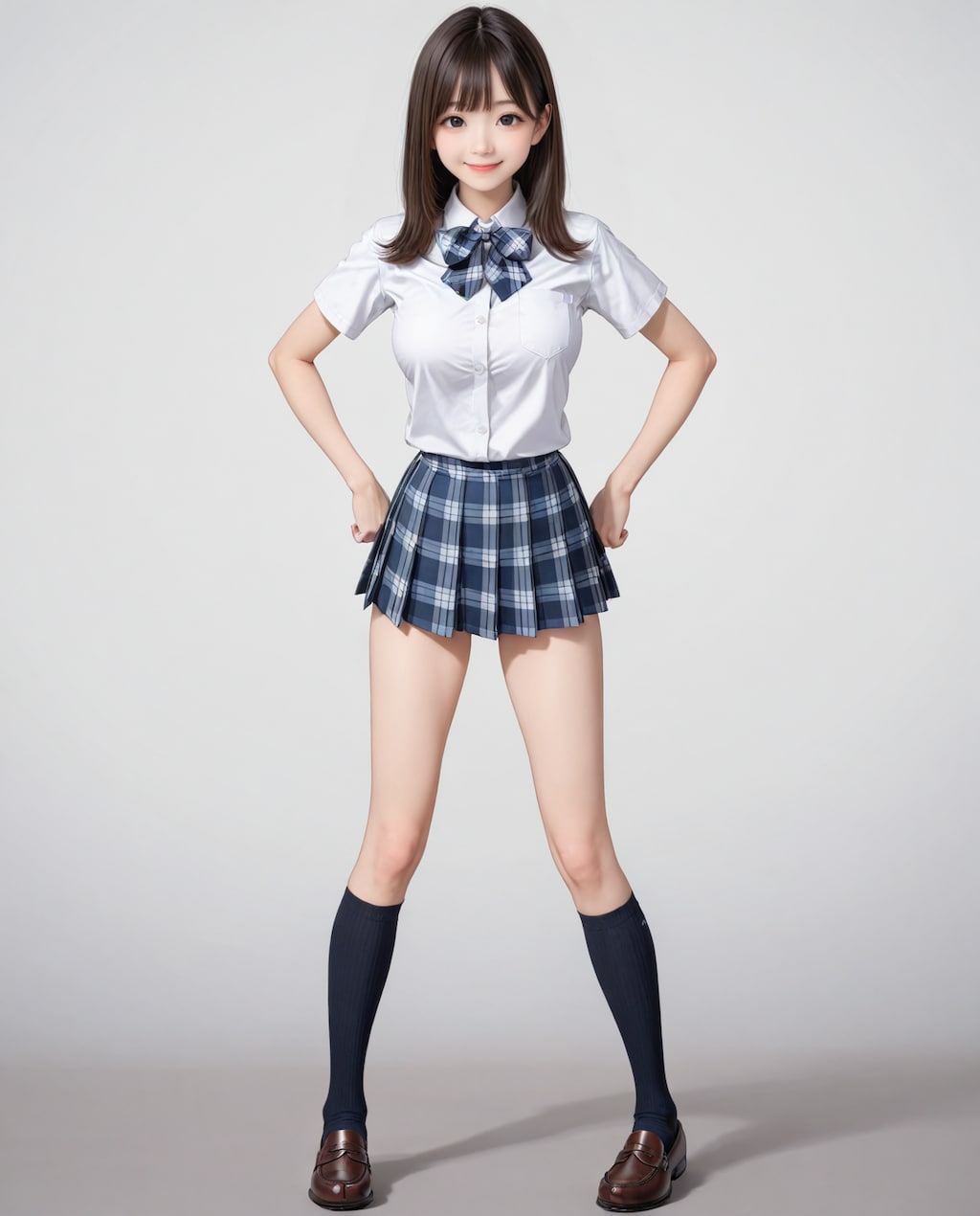 シンプルJK立ち絵