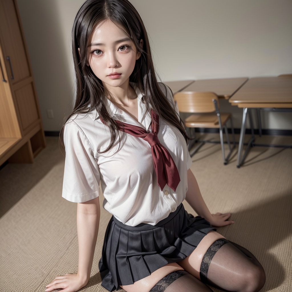 制服美少女