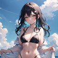 インナーカラーと水着 6枚目