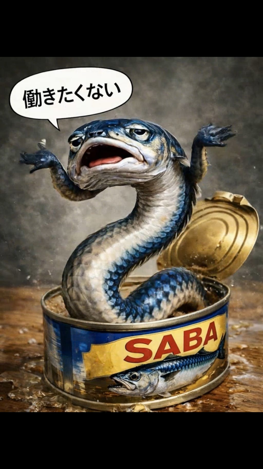 働きたくない鯖缶さん