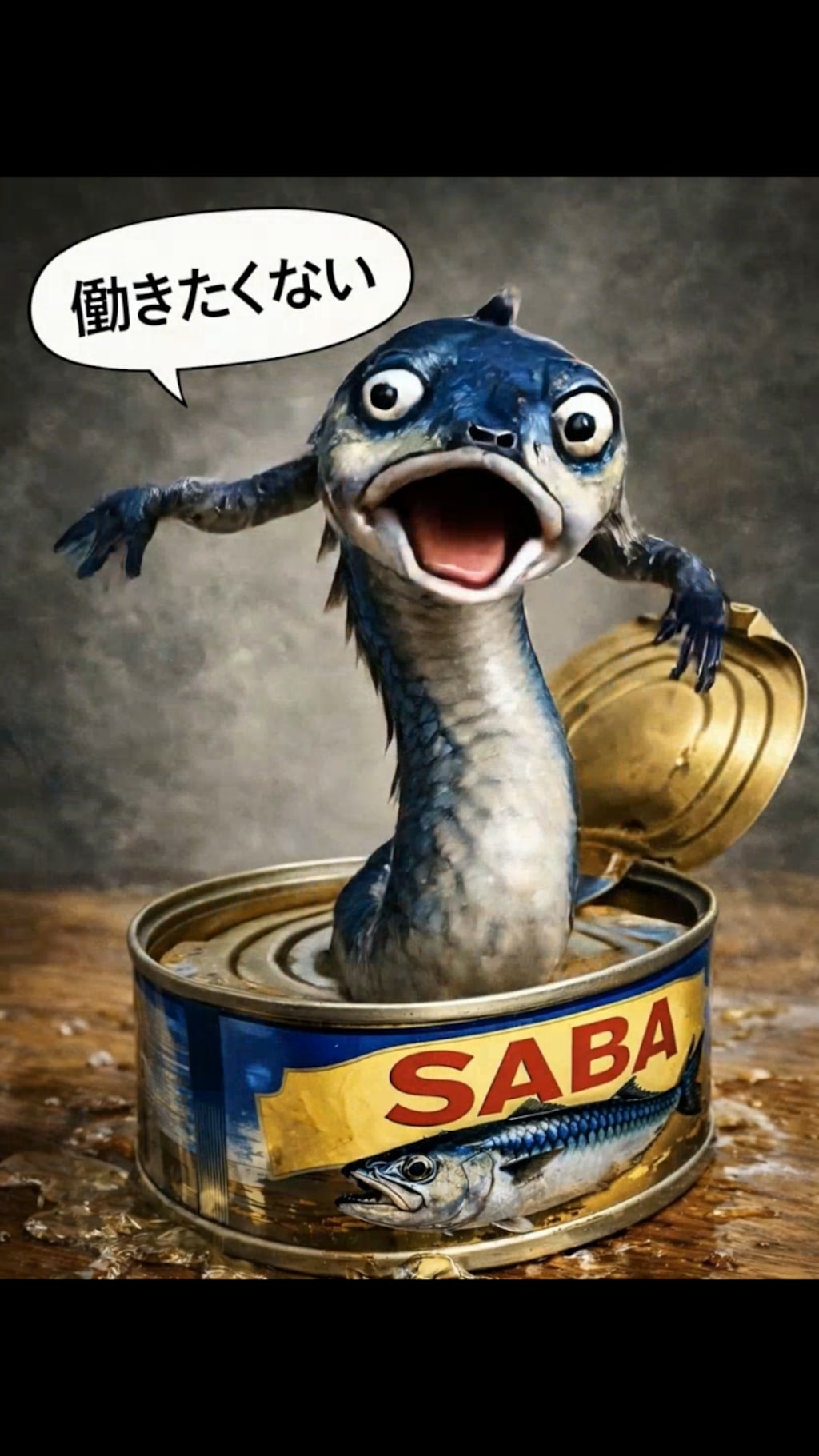 働きたくない鯖缶さん