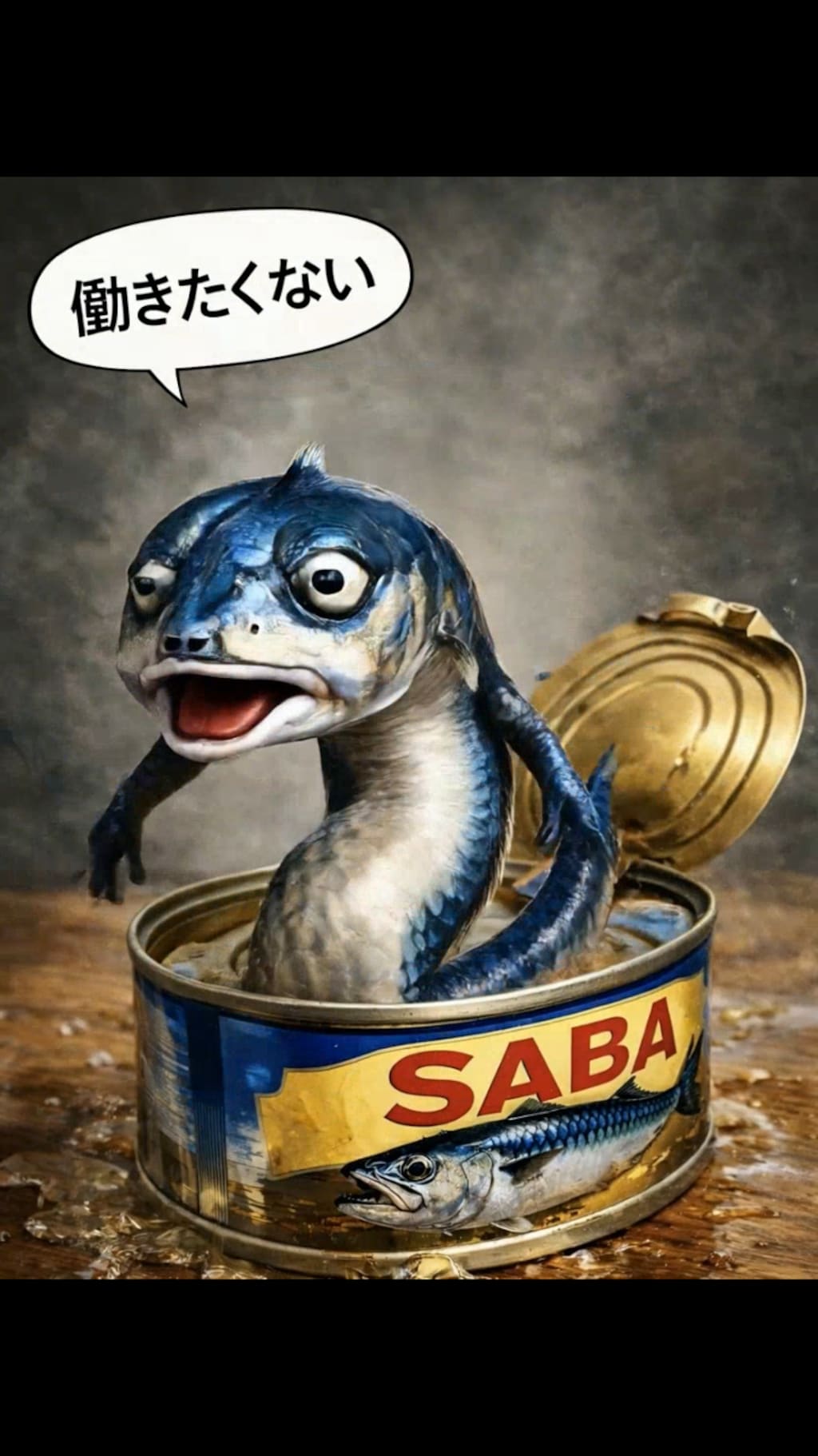 働きたくない鯖缶さん