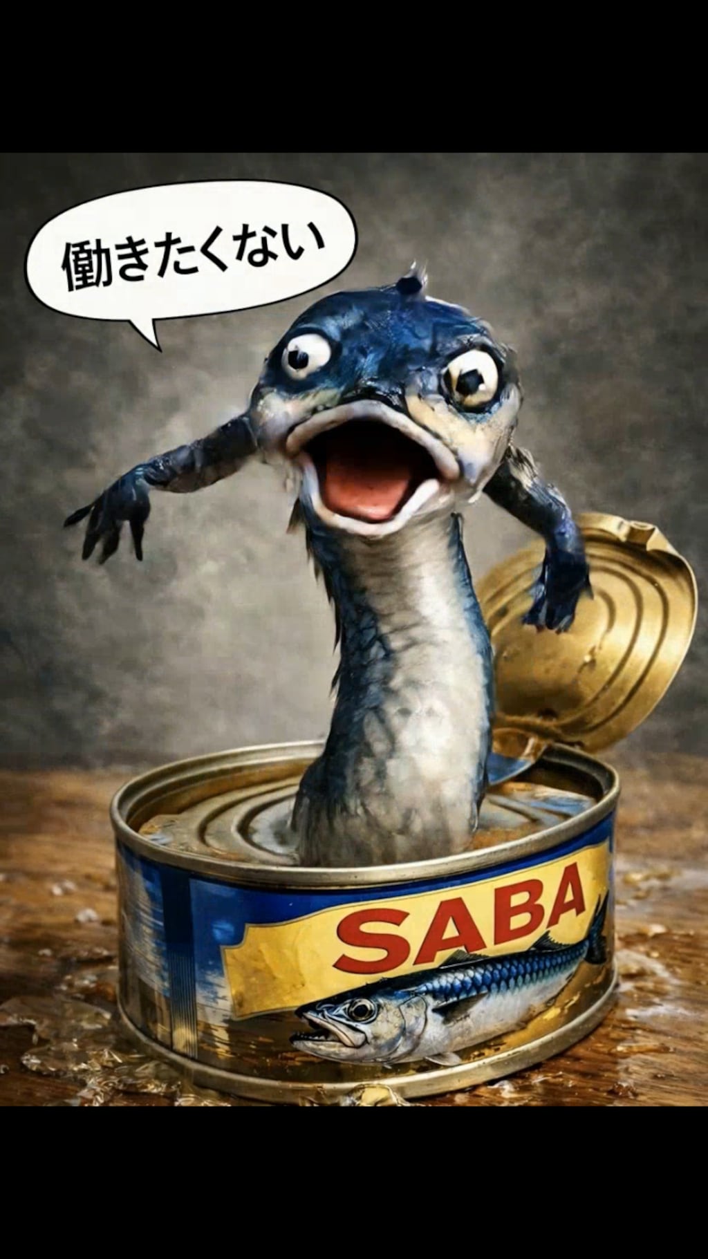 働きたくない鯖缶さん