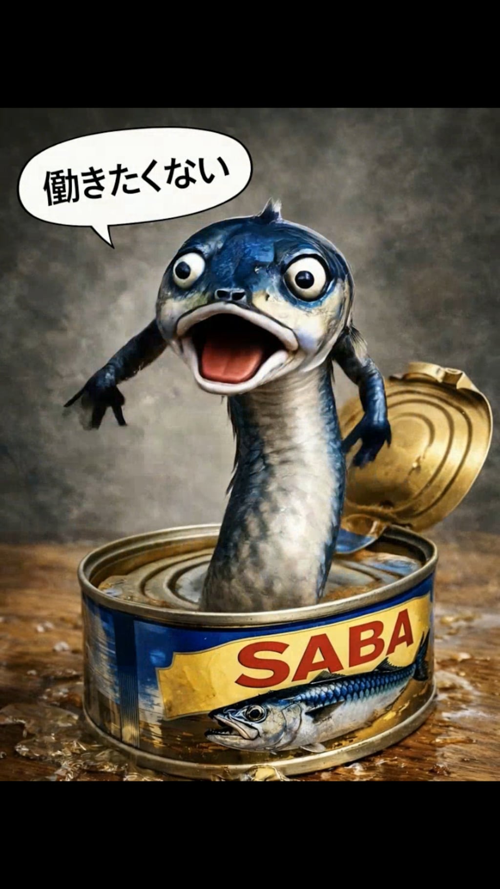 働きたくない鯖缶さん