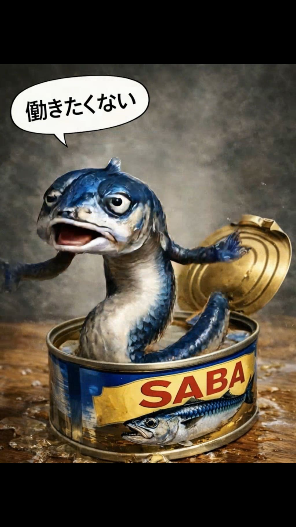 働きたくない鯖缶さん