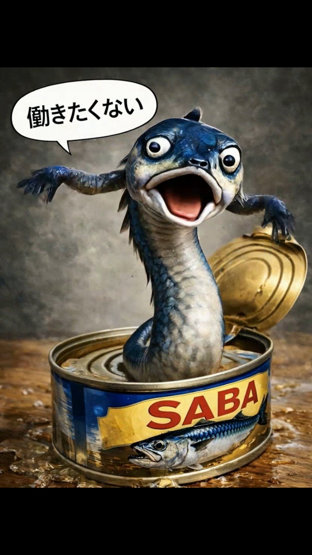 働きたくない鯖缶さん