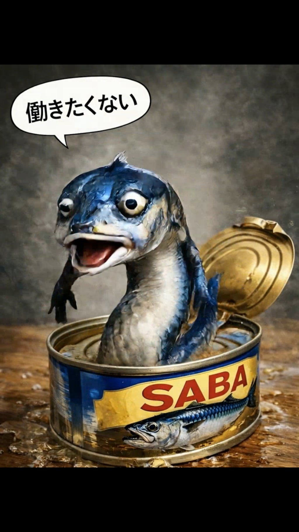 働きたくない鯖缶さん