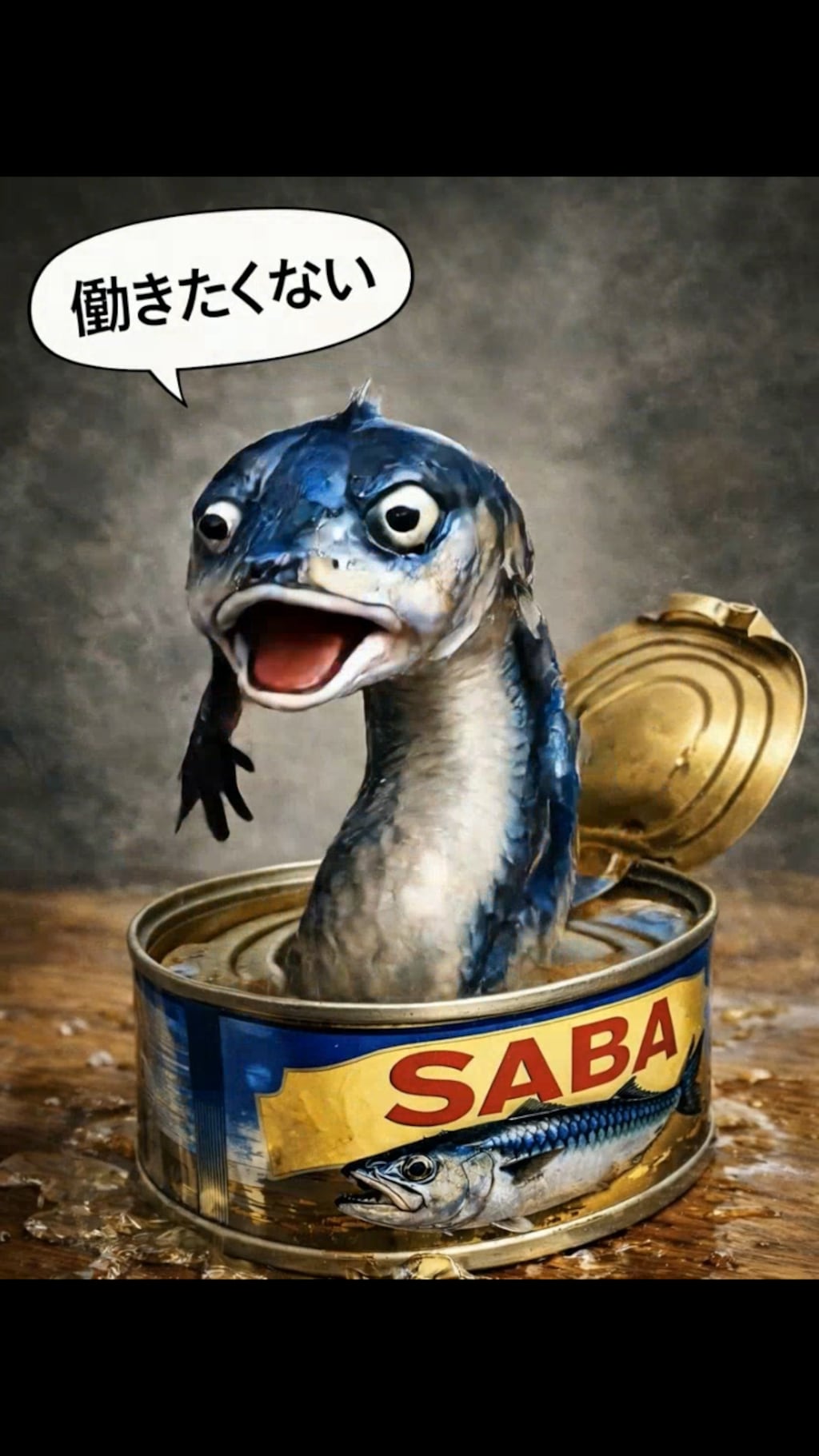 働きたくない鯖缶さん