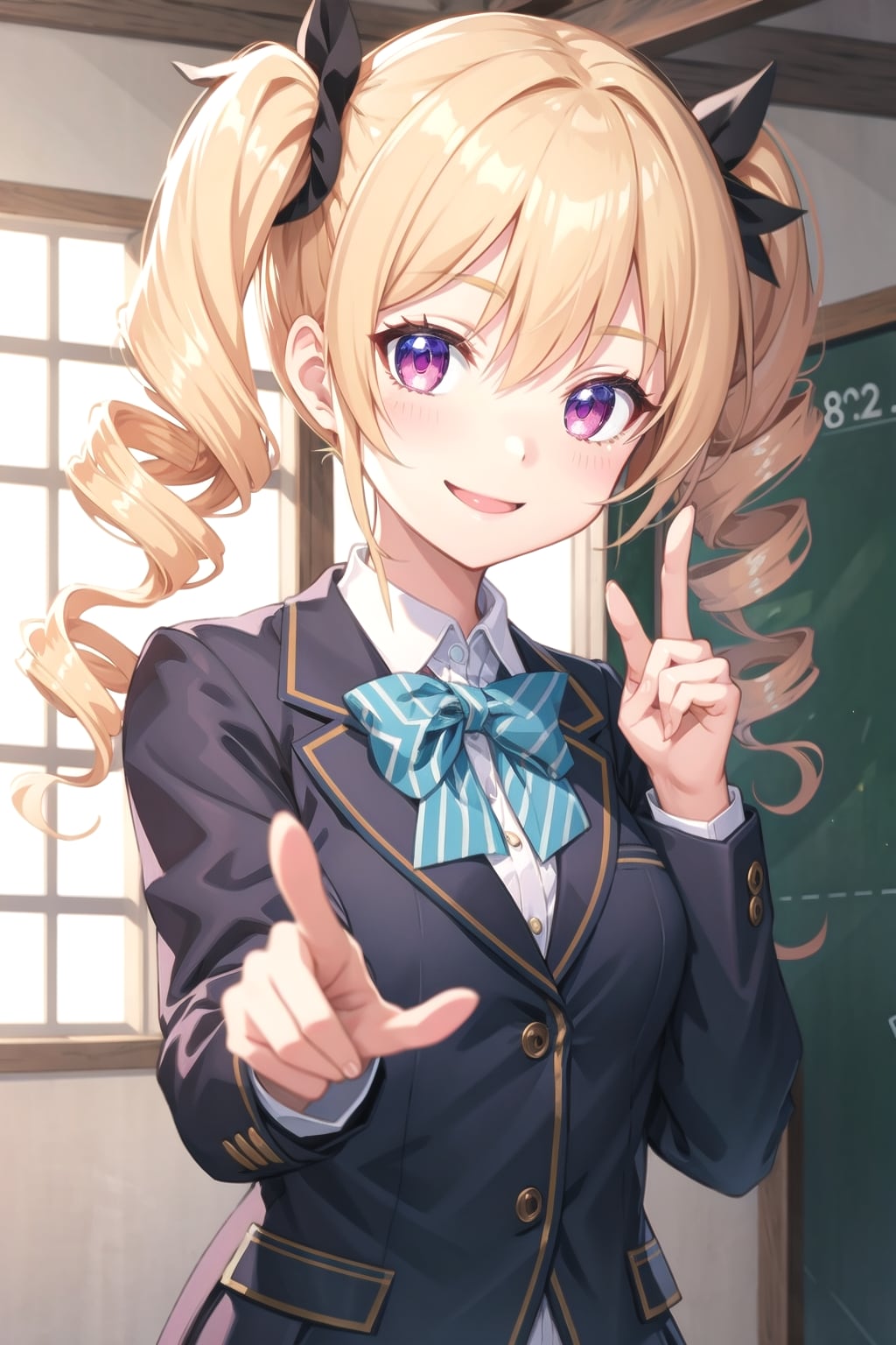 夢中にさせちゃうぞ💓 金髪ツインテールちゃん | の人気AIイラスト・グラビア