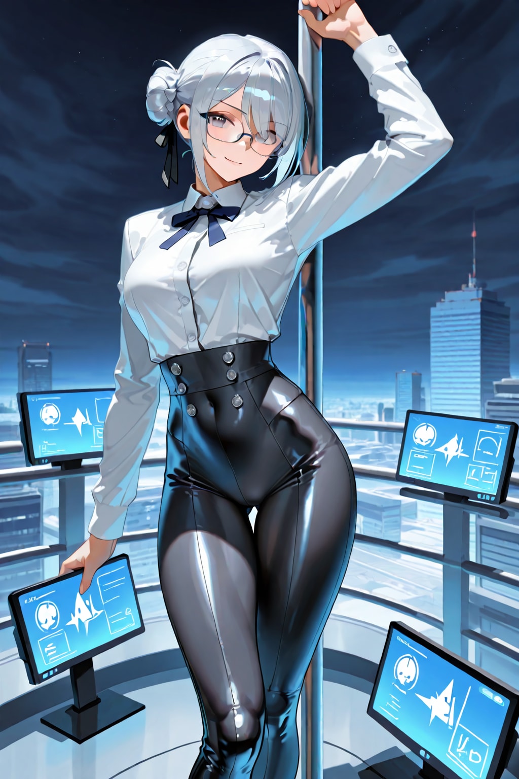 ポールダンサー。