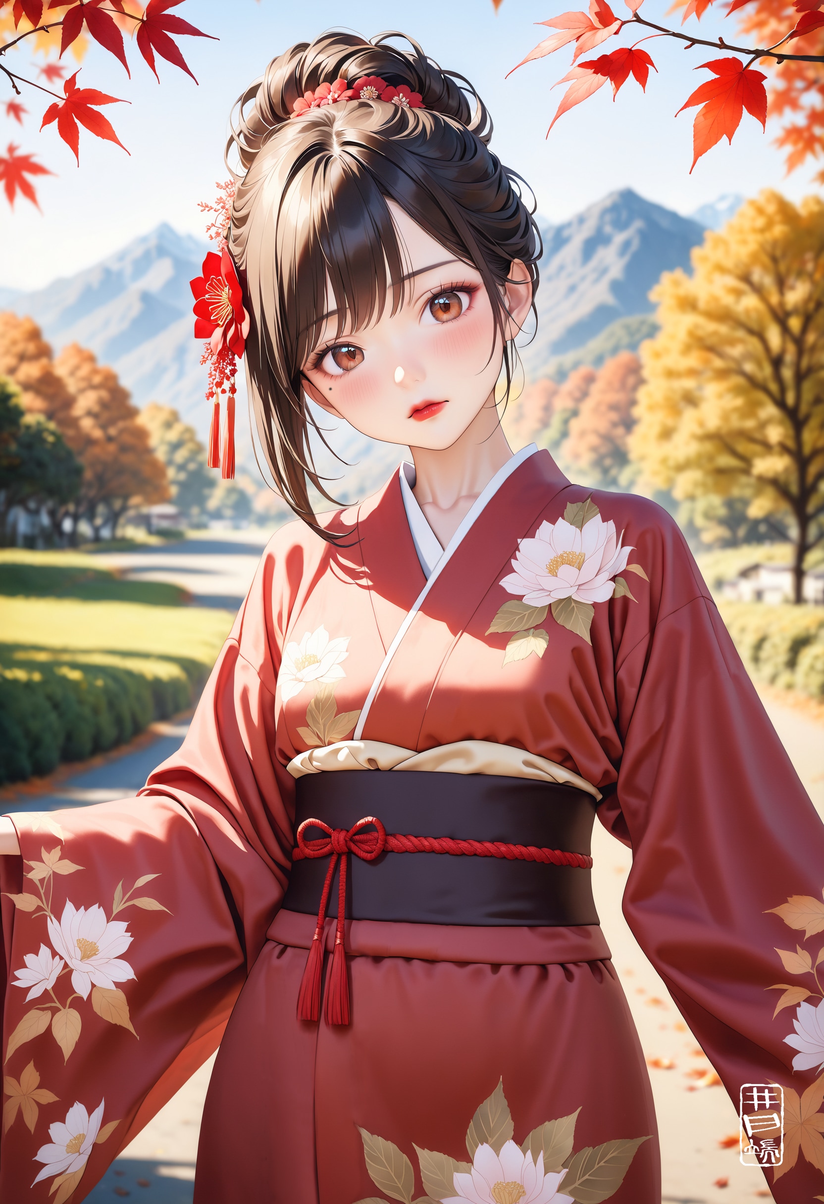 紅葉が綺麗ですね🍁 | の人気AIイラスト・グラビア