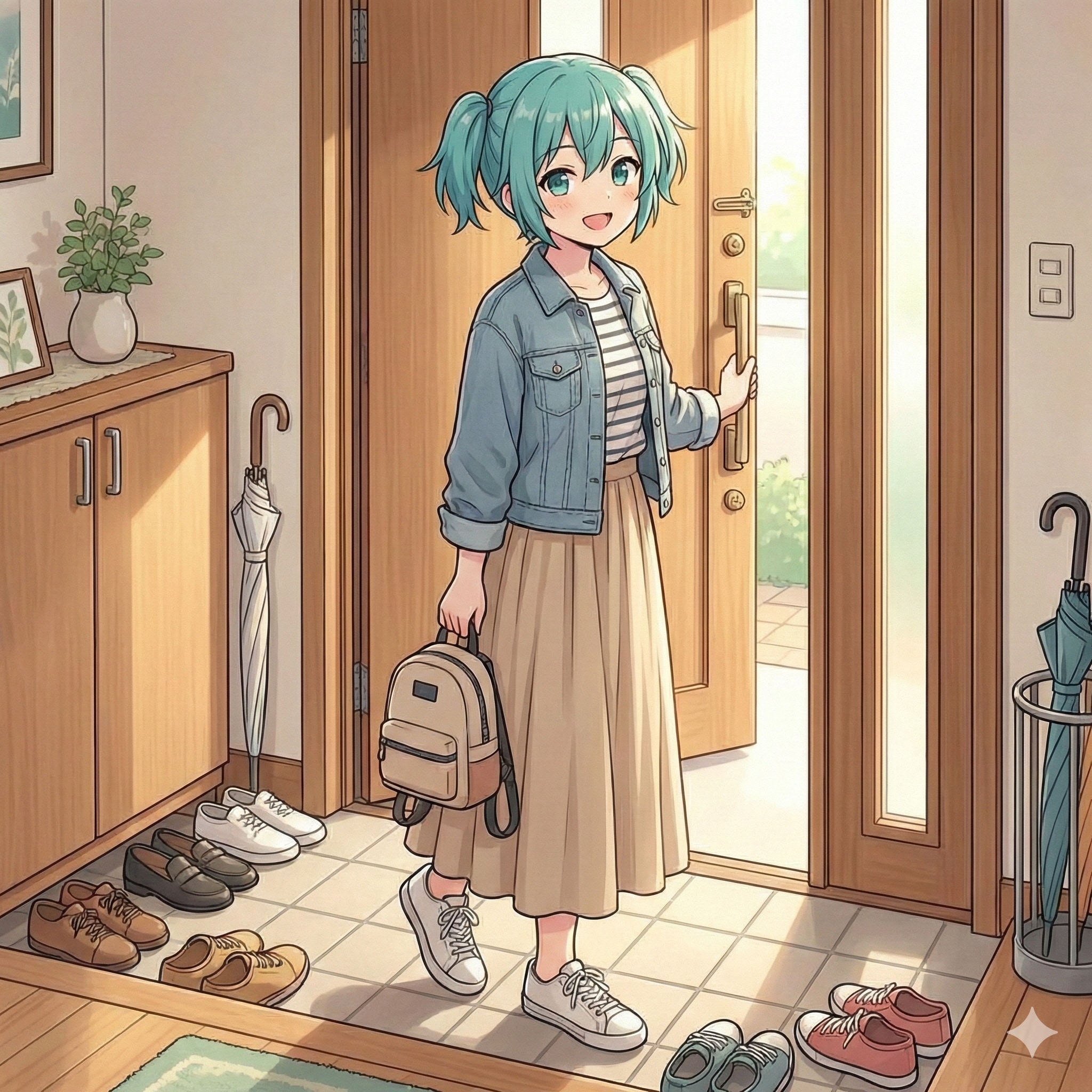 お出かけ ミクさん | の人気AIイラスト・グラビア