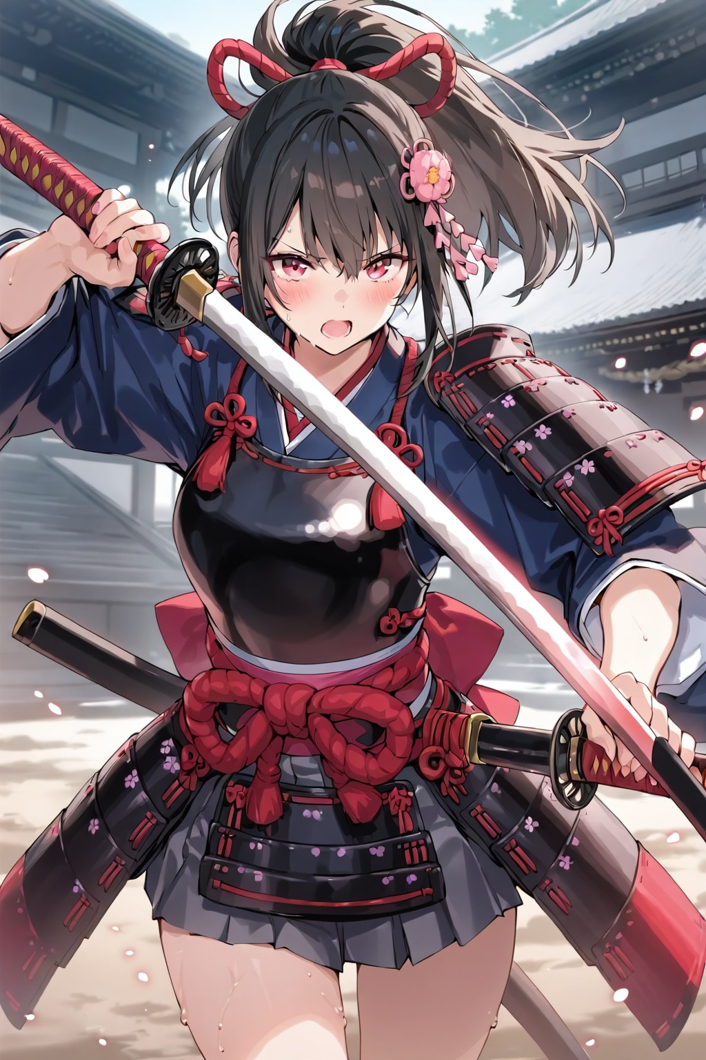 鎧は重い
