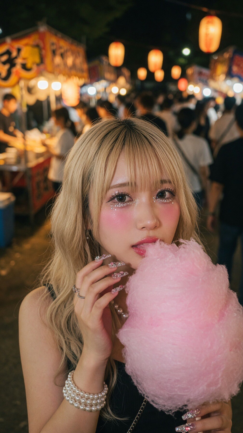金髪ちゃん　夏祭り4