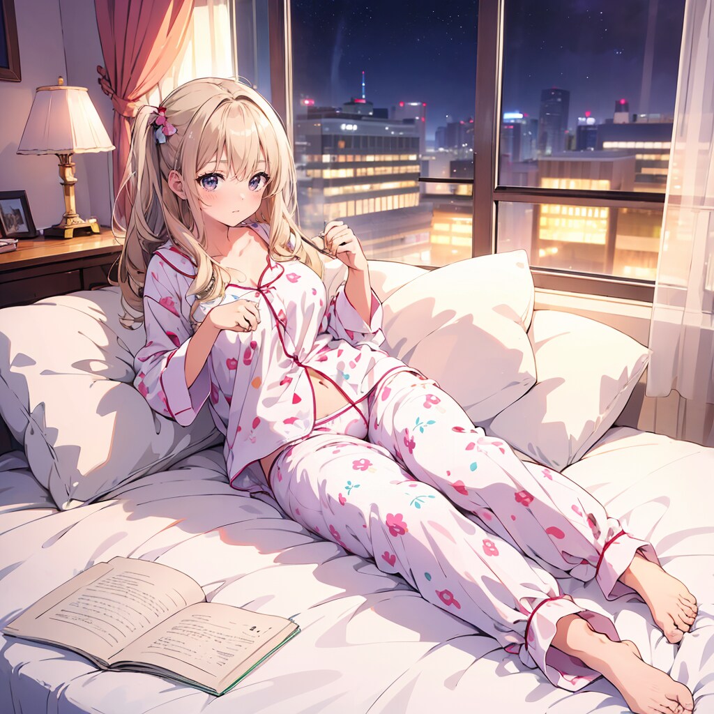 パジャマでリラックス