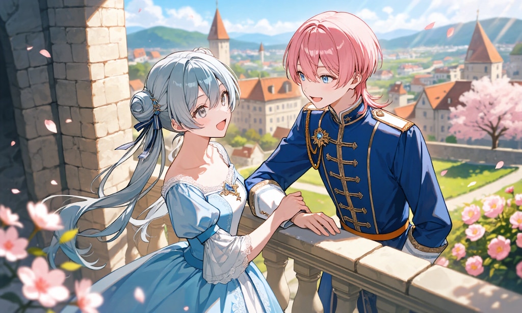 マーガレット姫とアザレア皇子