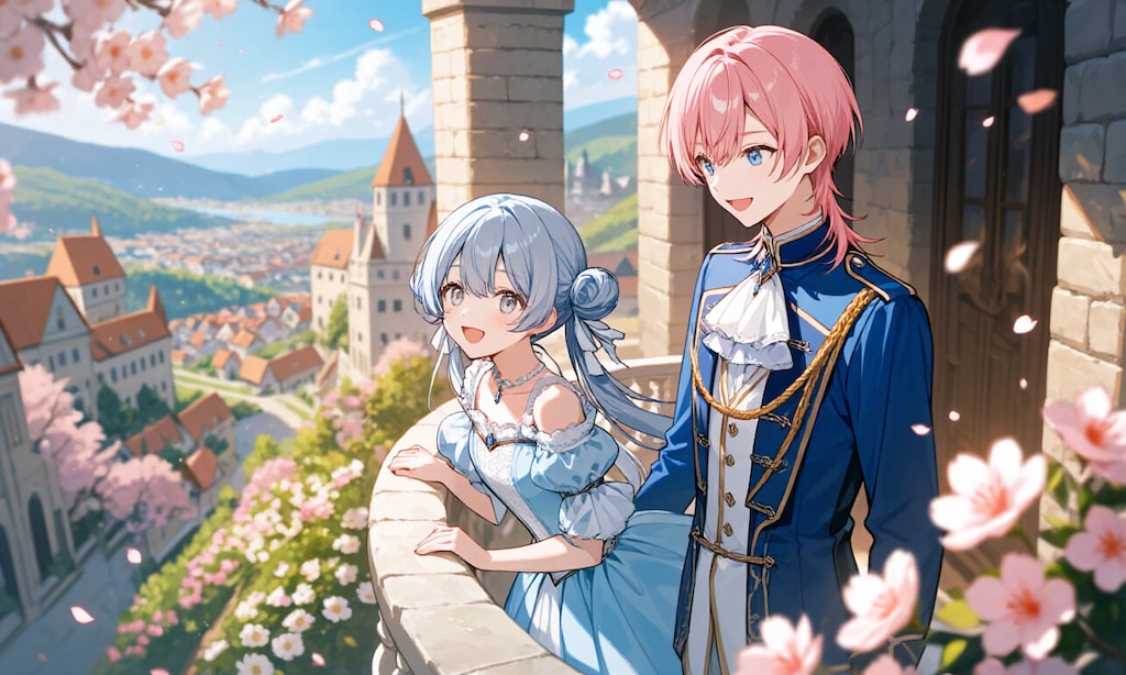 マーガレット姫とアザレア皇子