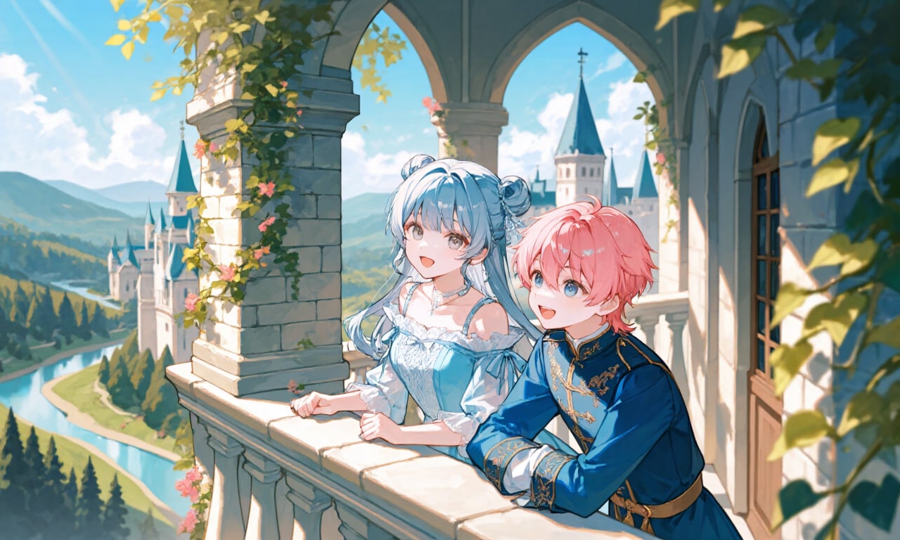 マーガレット姫とアザレア皇子 | の人気AIイラスト・グラビア